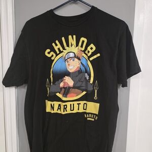 Naruto Shinobi Black T-Shirt